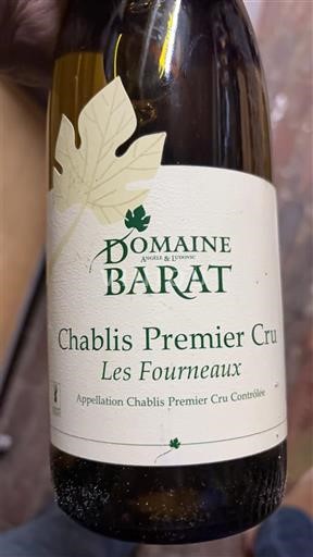Borgogna Chablis Premier Cru Domaine Barat Les Fourneaux 2016