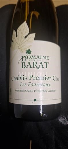 Borgonha Chablis Premier Cru Domaine Barat Les Fourneaux 2016