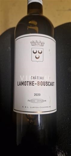 Bordeaux Pessac-Léognan Château Lamothe-Bouscaut 2020