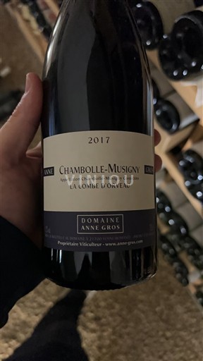 Bourgogne Chambolle-Musigny Domaine Anne Gros La Combe d'Orveau 2017