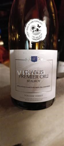 Бургундія Chablis Premier Cru Domaine Verret Beauroy 2023