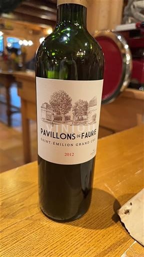 Bordeaux Saint-Émilion Grand Cru Pavillons de Faurie 2012