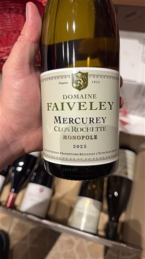 Bourgogne Mercurey Domaine Faiveley Clos Rochette Monopole 2023