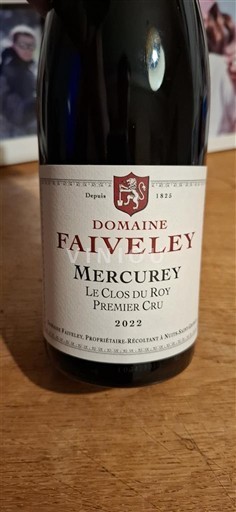 Borgoña Mercurey Premier Cru Domaine Faiveley Le Clos du Roy Premier Cru 2022