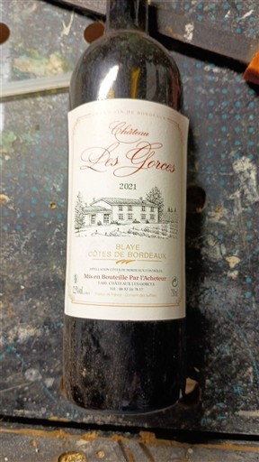 Bordeaux Blaye-côtes-de-bordeaux Château Les Gorces 2021