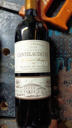 Bordeaux Graves-de-vayres Château Cantelaudette Prestige 2020