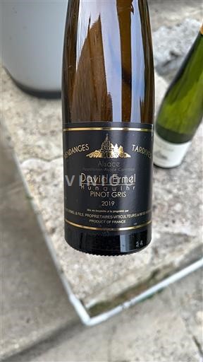 Alsace Alsace Grand Cru Vendanges Tardives David Ermel Hunawihr Pinot Gris 2019