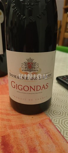 Thung lũng Rhône Gigondas Domaine L'Arty Không niên vụ