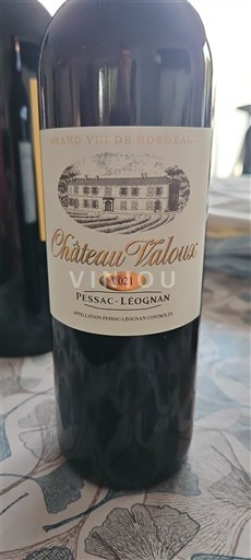 Bordeaux Pessac-Léognan Château Valoux 2021