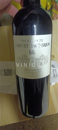 Bordeaux Pessac-Léognan Larrivet Haut-Brion Les Hauts de Larrivet Haut-Brion 2012