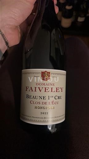 Burgundsko Beaune Premier Cru Domaine Faiveley Clos de l'Écu Monopole 2022