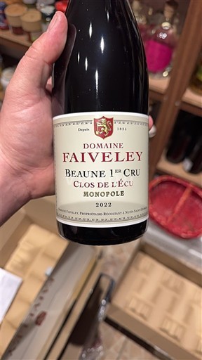 Bourgogne Beaune Premier Cru Domaine Faiveley Clos de l'Écu Monopole 2022