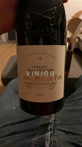 Vale do Ródano Châteauneuf-du-Pape Domaine Albin Jacumin La Bégude des Papes 2015