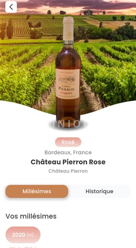 Bordéus Bordéus rosé Château Pierron Rosé 2020