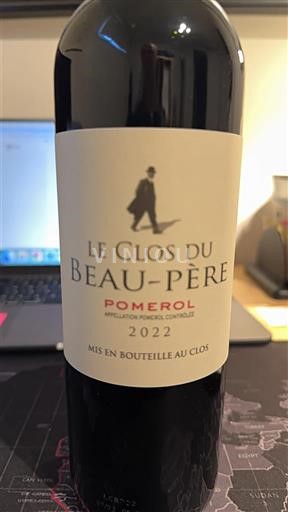 Burdeos Pomerol Le Clos du Beau-Père 2022