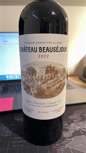 Bordeaux Saint-Émilion Grand Cru Premier Grand Cru Classé Château Beauséjour 2022