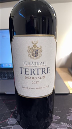 Bordeaux Margaux Grand Cru Château Tertre 2022