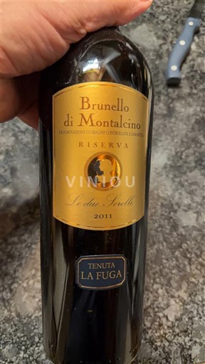 Vin Rouge sec Le Due Sorelle Riserva Tenuta La Fuga 2011 Italie Toscane Brunello di Montalcino DOC