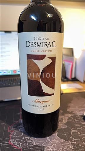 Bordeaux Margaux Grand Cru Château Desmirail 2022