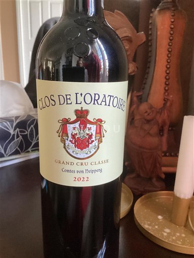 Burdeos Saint-Émilion Gran Cru Grand Cru Classé Clos de l'Oratoire 2022