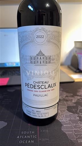 Bordeaux Pauillac Grand Cru Château Pédesclaux 2022
