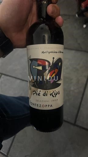 Vin Rouge sec Pié di Ripa Selezione Unica Fontezoppa 2020 Italie Abruzzes Montepulciano d'Abruzzo DOC