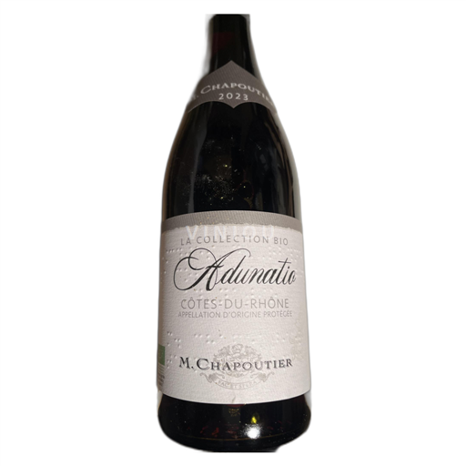 Rhônen laakso Côtes-du-rhône M. Chapoutier Adunatio 2023