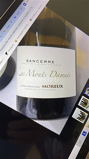 Údolí Loiry Sancerre Roger & Christophe Moreux Les Monts Damnés 2023