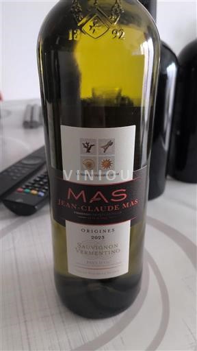 Languedoc y Rosellón País de Oc Jean-Claude Mas Origines Sauvignon Vermentino 2023