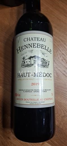 Burdeos Haut-Médoc Château Hennebelle 2019