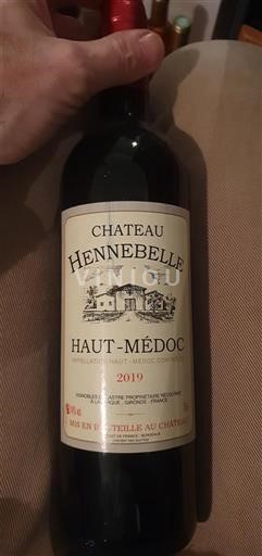 Burdeos Haut-Médoc Château Hennebelle 2019