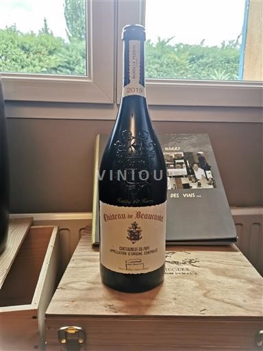 Viner Rouge sec Château Beaucastel 2019 Frankrike Rhônedalen Châteauneuf-du-Pape AOC