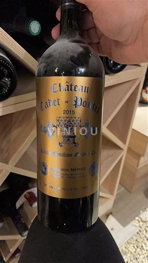 Bordeaux Saint-Émilion Grand Cru Château Cadet-Pontet 2015