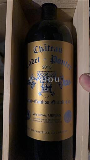 Bordeaux Saint-Émilion Grand Cru Château Cadet-Pontet 2015