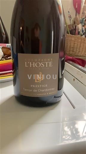 Champagne L'Hoste Prestige Terroir de Chardonnay Niet-geïntegreerd