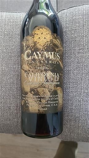 California AVAs Unspecified Caymus Vineyards 2021