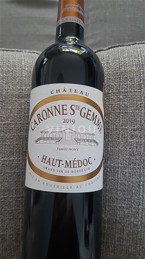 Bordeaux Haut-Médoc Château Caronne Sainte Gemme 2019