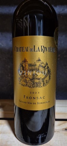 Bordeaux Fronsac Château La Rivière 2023