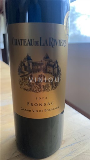 Bordeaux Fronsac Château La Rivière 2023