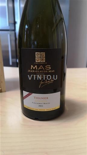 Vin Blanc sec Viognier Mas Jean-Claude Mas 2021 France Languedoc et Roussillon Pays d'oc IGP