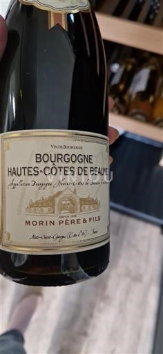 Vin Rouge sec Morin Père & Fils 2017 France Bourgogne AOC