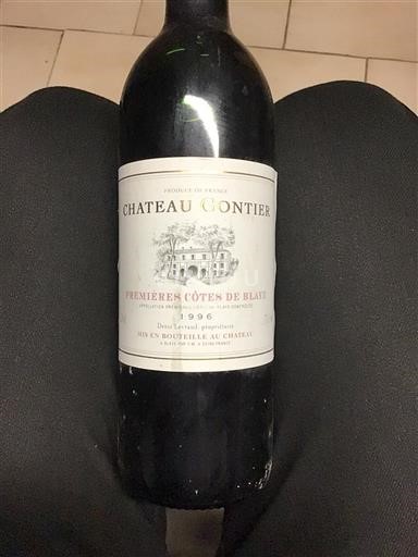 Bordeaux Ospecificerad Château Gontier 1996