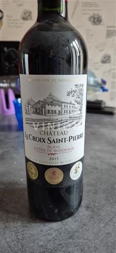 Bordeaux Blaye-côtes-de-bordeaux Château La Croix Saint-Pierre 2015