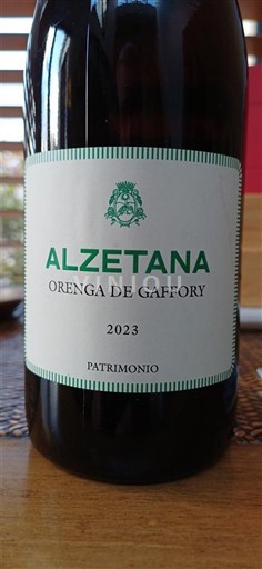 Vinos Rouge sec Alzetana Orenga de Gaffory 2023 Francia Córcega Patrimonio AOC