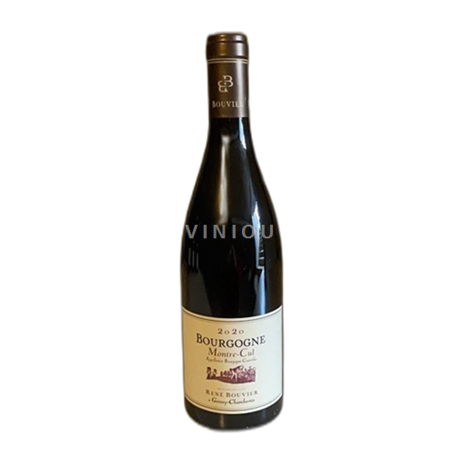 Vin Rouge sec Montre-Cul René Bouvier 2020 France Bourgogne AOC