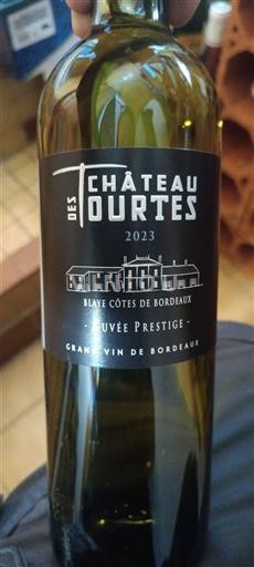 Bordeaux Blaye-côtes-de-bordeaux Château Des Tourtes Prestige 2023