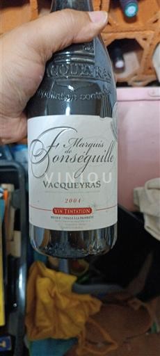 Valle del Ródano Vacqueyras Marquis de Fonséguile 2004