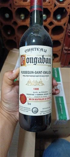Bordeaux Puisseguin-saint-émilion Château Fongaban 1998