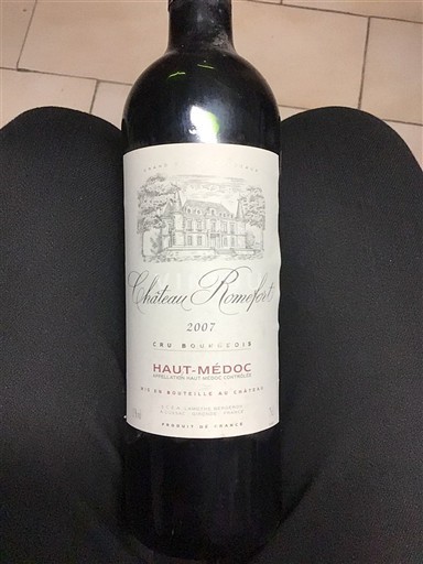 Bordeaux Haut-Médoc Château Romefort 2007