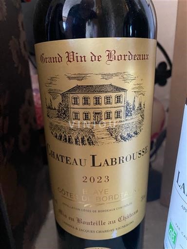 Burdeos Côtes-de-Bordeaux Château Labrousse 2023